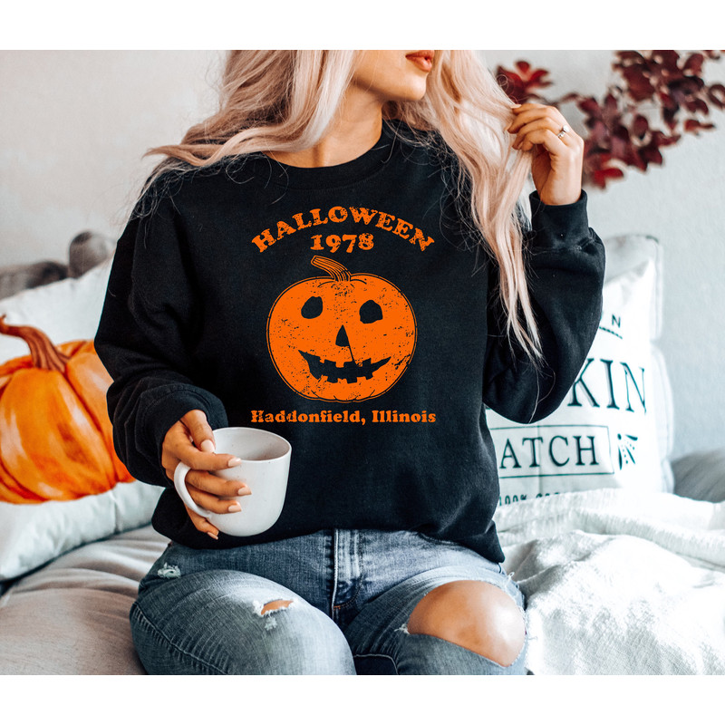 Halloween 1978 Haddonfield Illinois Shirt, Pumpkin Shirt, Witches Shirt, Sanderson Shirt, Halloween Rustic,Fall Shirt, - 3.jpg