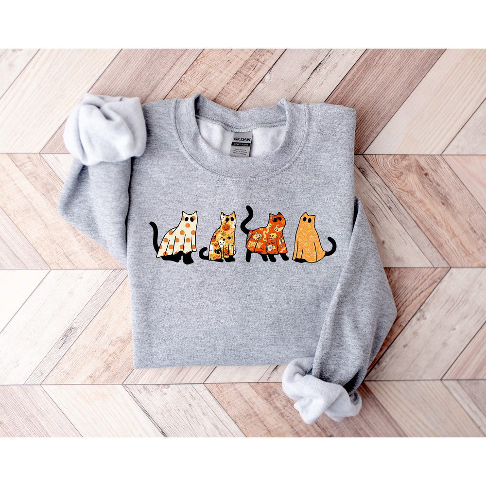 Halloween shirt, Cat shirt, Ghost Shirt, Halloween shirt, Halloween Cat Shirt, Cat Lover Shirt, Black Cat Shirt, Spooky Season - 1.jpg