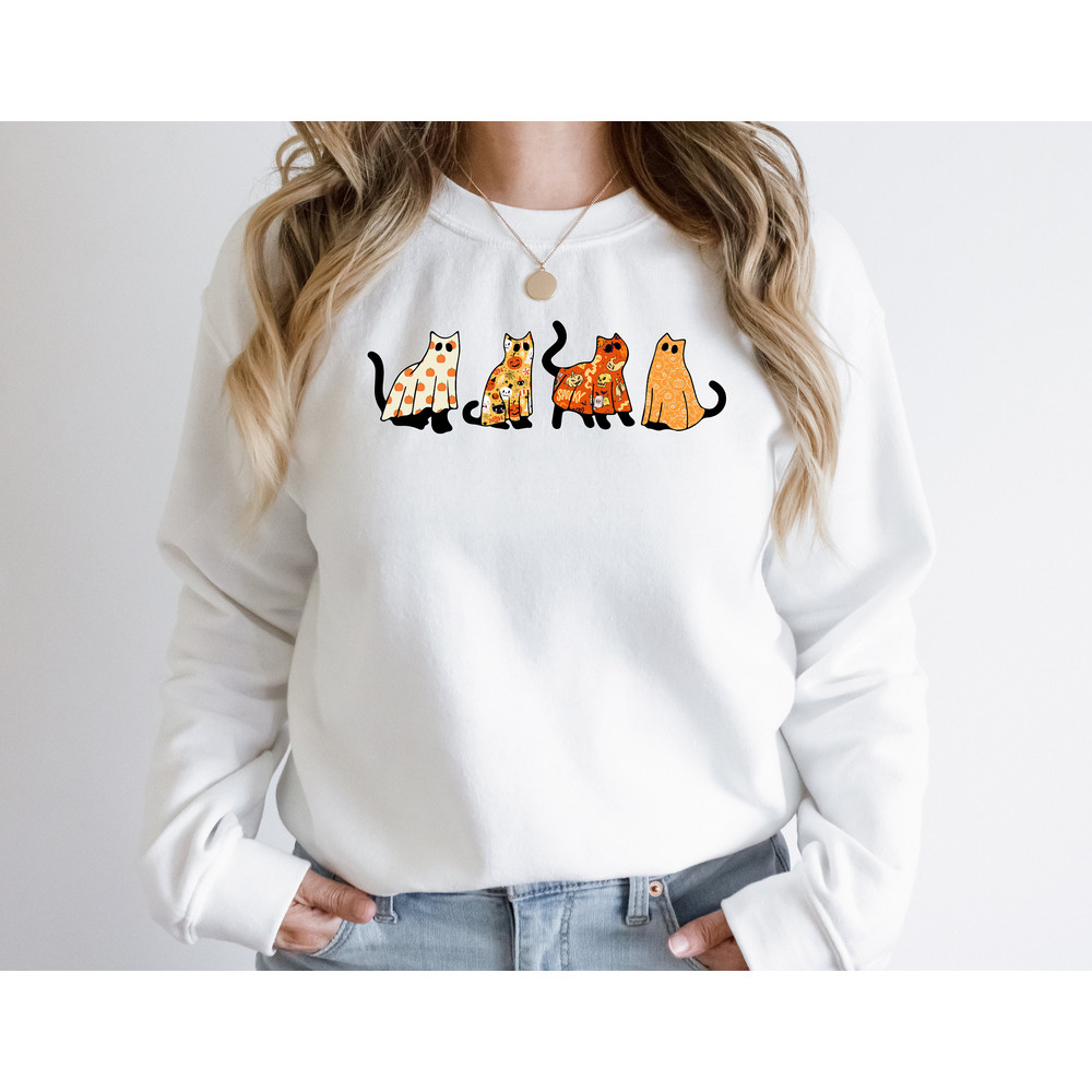 Halloween shirt, Cat shirt, Ghost Shirt, Halloween shirt, Halloween Cat Shirt, Cat Lover Shirt, Black Cat Shirt, Spooky Season - 3.jpg