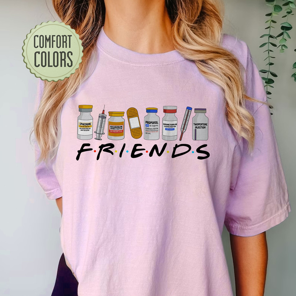 Nurse Friends Comfort Colors Shirt, RN Nurse T Shirt, Lvn Lpn Nurse Shirts, Nurse Shirt Gift, Nursing Tshirt, Cool Nurse Club - 2.jpg