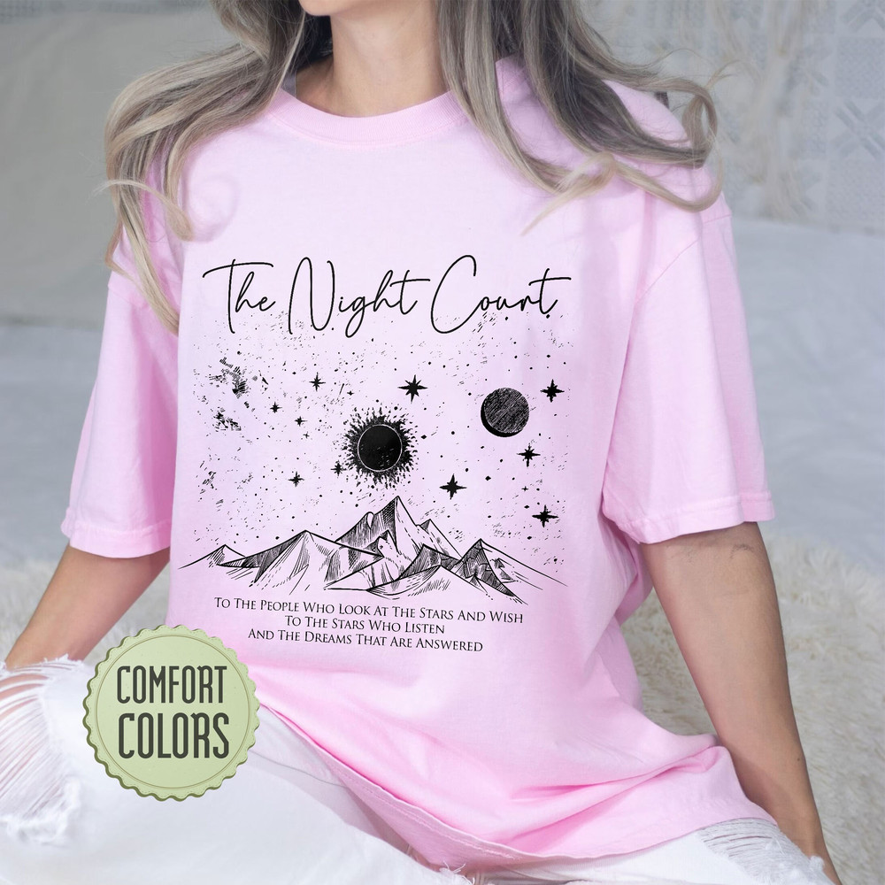 Night Court Symbol Comfort Colors Shirt, ACOTAR Velaris Shirt, SJM Merch Shirt, To the Stars Who Listen Shirt, Acotar Merch - 8.jpg