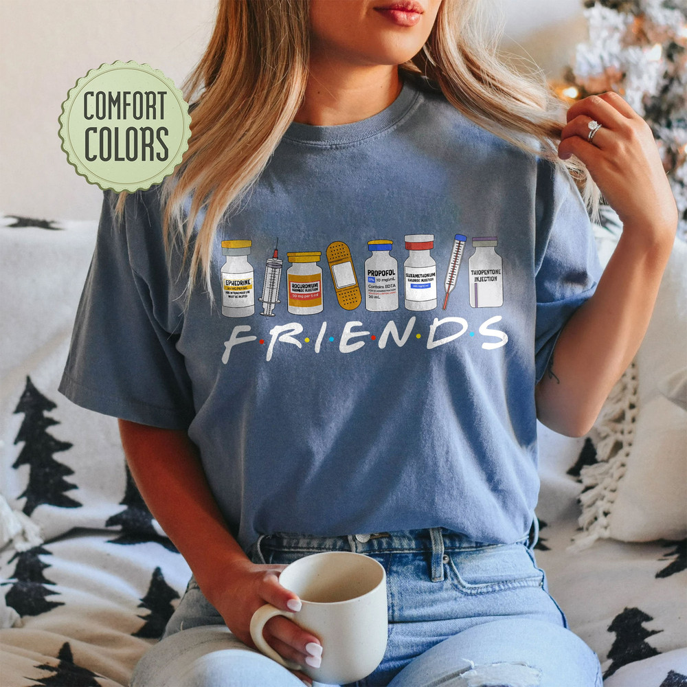 Nurse Friends Comfort Colors Shirt, RN Nurse T Shirt, Lvn Lpn Nurse Shirts, Nurse Shirt Gift, Nursing Tshirt, Cool Nurse Club - 3.jpg