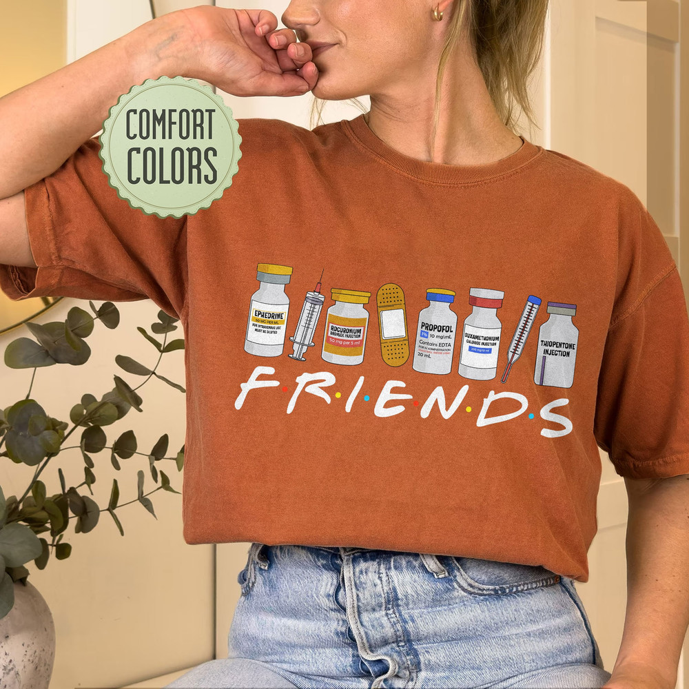 Nurse Friends Comfort Colors Shirt, RN Nurse T Shirt, Lvn Lpn Nurse Shirts, Nurse Shirt Gift, Nursing Tshirt, Cool Nurse Club - 4.jpg