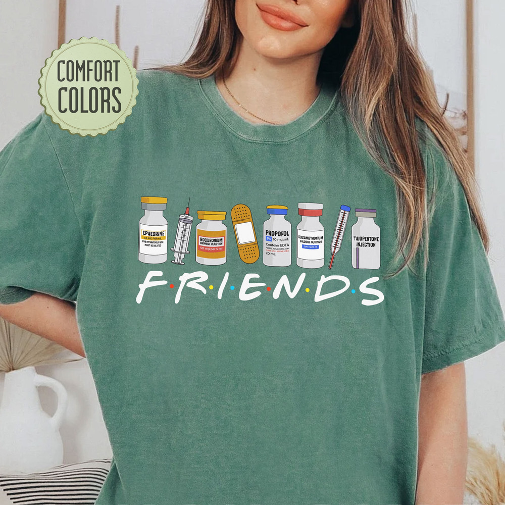 Nurse Friends Comfort Colors Shirt, RN Nurse T Shirt, Lvn Lpn Nurse Shirts, Nurse Shirt Gift, Nursing Tshirt, Cool Nurse Club - 5.jpg