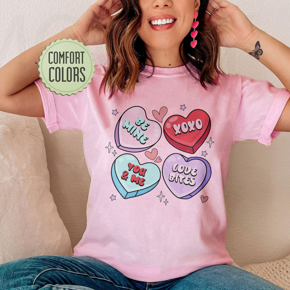 Positive Affirmations Crewneck Comfort Colors Shirt, Womens Valentines Day Shirt, Teacher Valentines Shirt, Retro Valentines Hoodie - 3.jpg