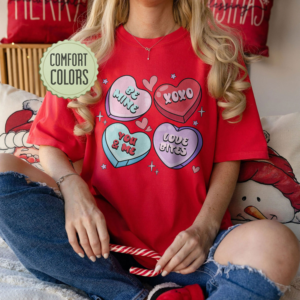 Positive Affirmations Crewneck Comfort Colors Shirt, Womens Valentines Day Shirt, Teacher Valentines Shirt, Retro Valentines Hoodie - 5.jpg