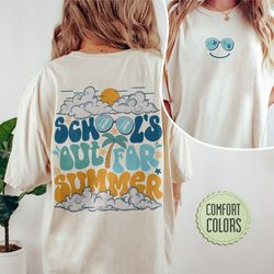 schools out for summer comfort colors shirt, teacher summer shirt, teacher off duty,