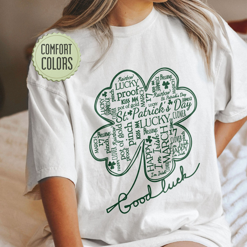St Patricks Day Shirt, Four Leaf Clover Shirt, St Patricks Day Gifts, Women St Patricks Day Shirt, Lucky Charm Shirt - 1.jpg