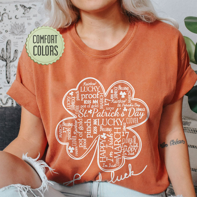 St Patricks Day Shirt, Four Leaf Clover Shirt, St Patricks Day Gifts, Women St Patricks Day Shirt, Lucky Charm Shirt - 5.jpg