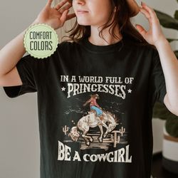 western cowgirl comfort colors shirt, cowgirl shirt, country music tshirt, western co