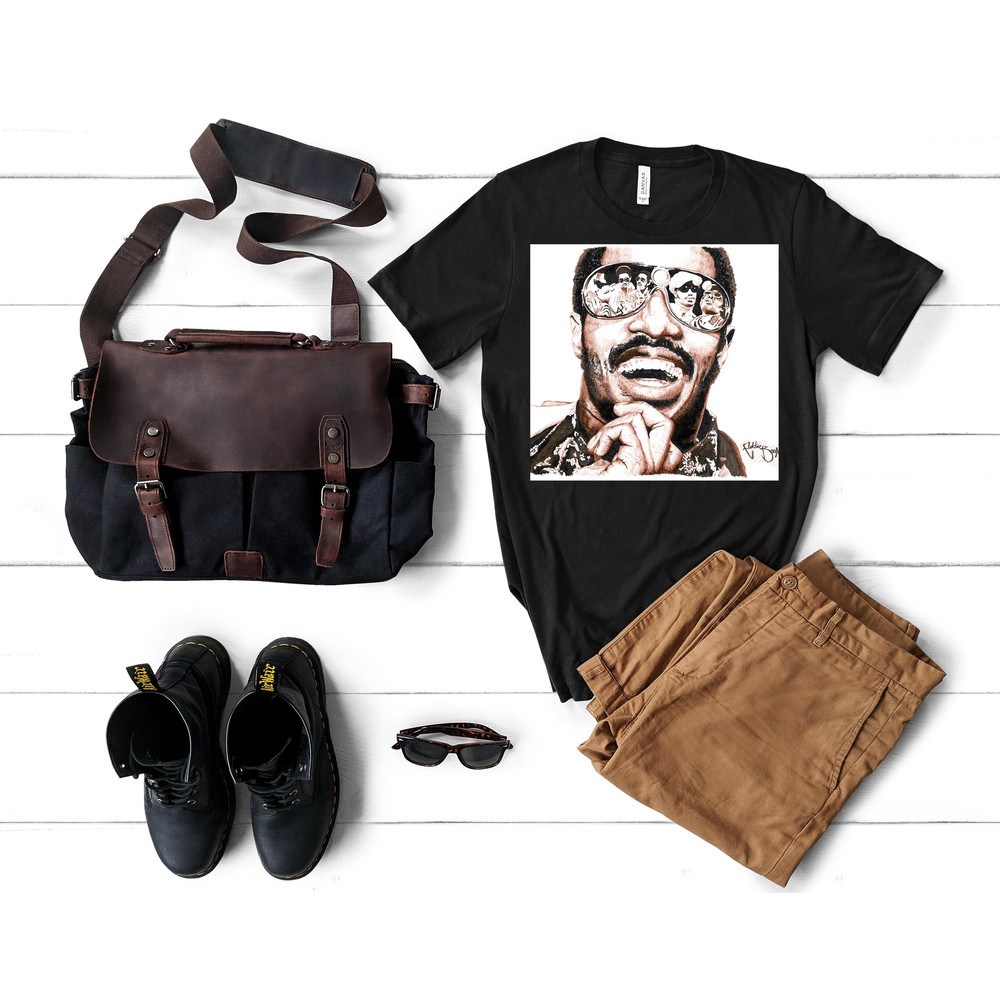 stevie wonder Shirt,stevie wonder Tshirt,musician Shirt,stevie wonder sunglass TShirt,stevie wonder concert 2023 T-Shirt.png