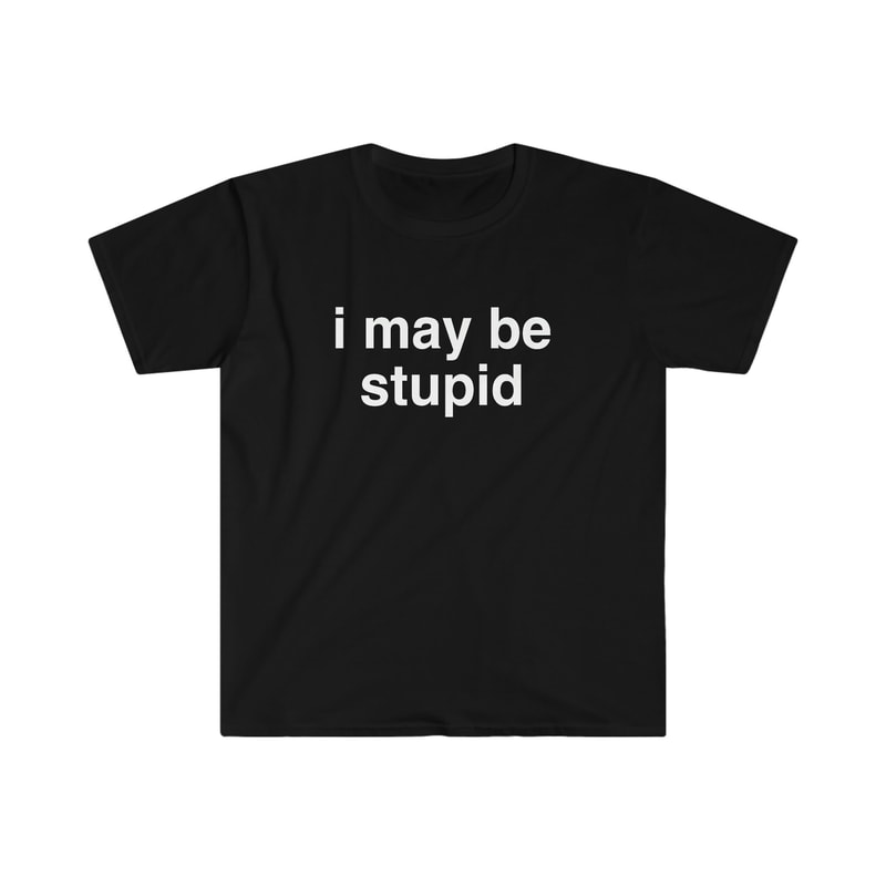 Funny Meme TShirt, I May be Stupid Sarcastic Joke Tee, Gift Shirt - 2.jpg