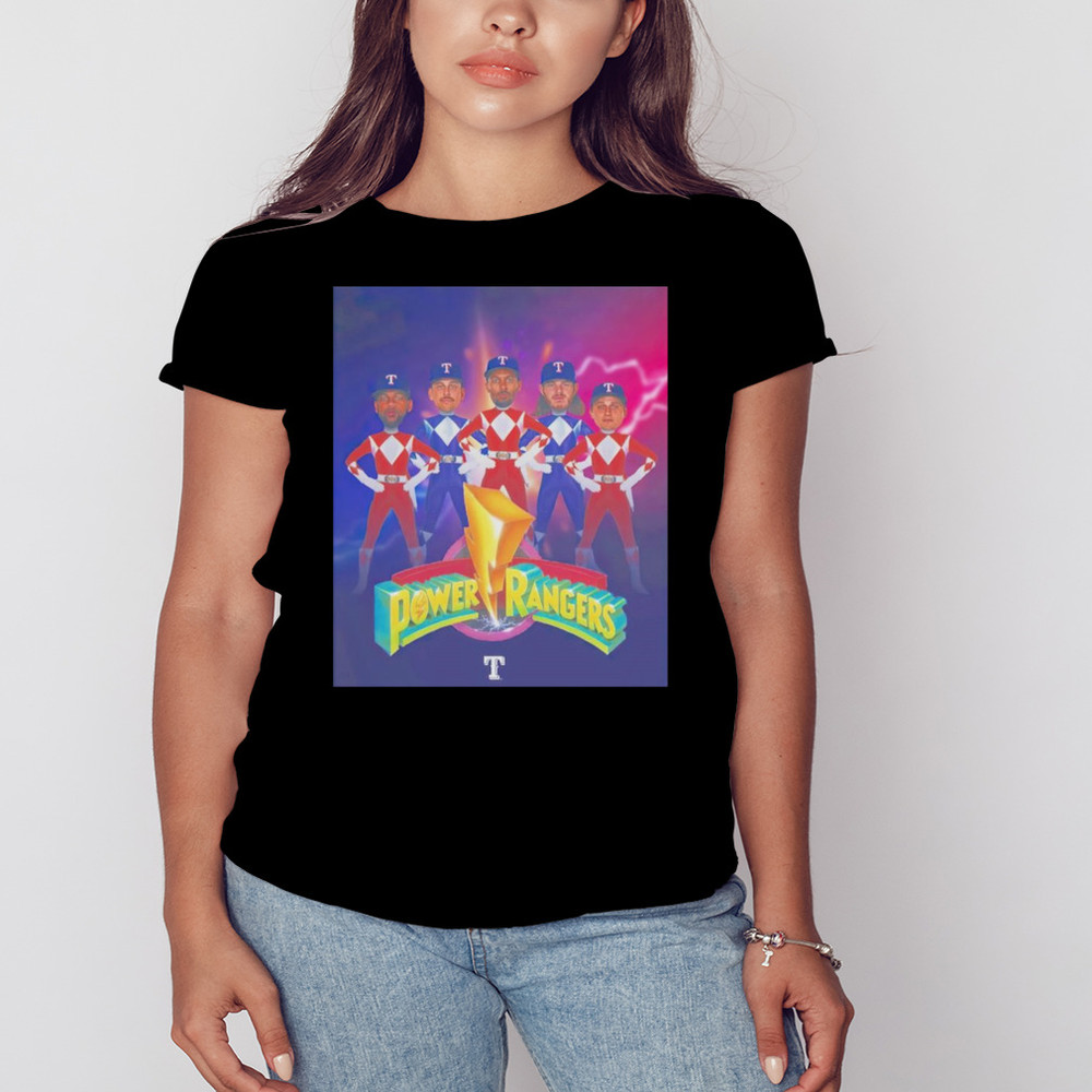 Texas Rangers we are the Power Rangers shirt, Unisex Clothing, Shirt For Men Women, Graphic Design, Unisex Shirt