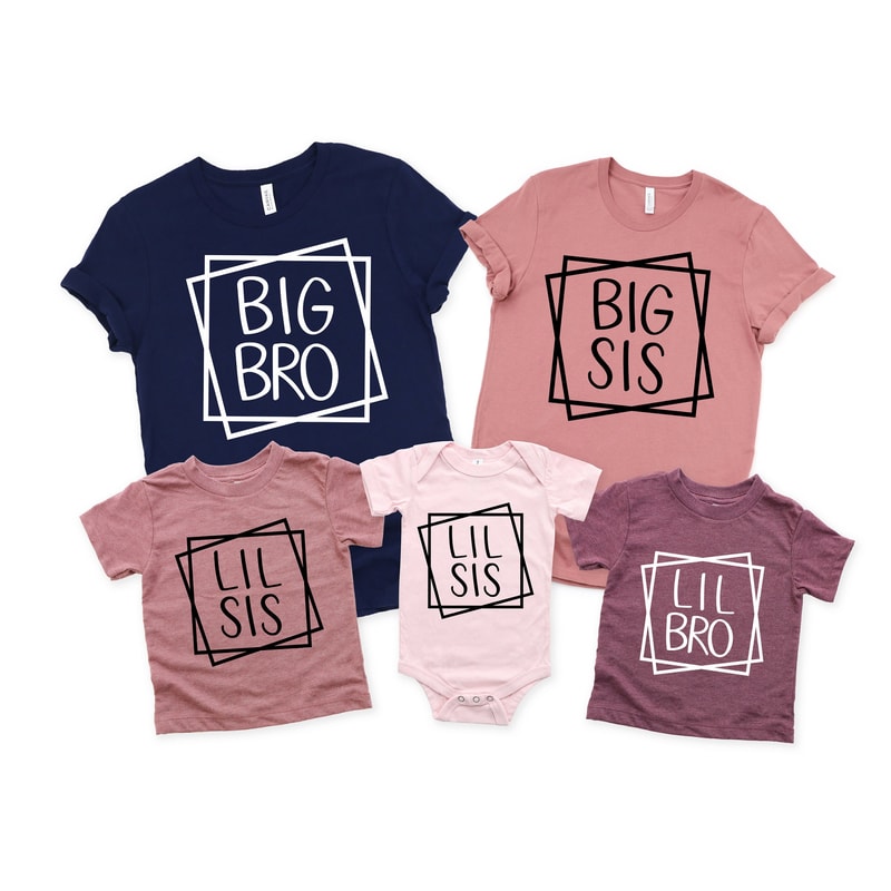 Big Brother Sister Shirts, Little Brother Sister Shirts, Big Bro Sis Lil Bro Sis Matching Shirts, Big Bro Sis T-Shirt, Lil Bro Sis T-Shirt - 1.jpg