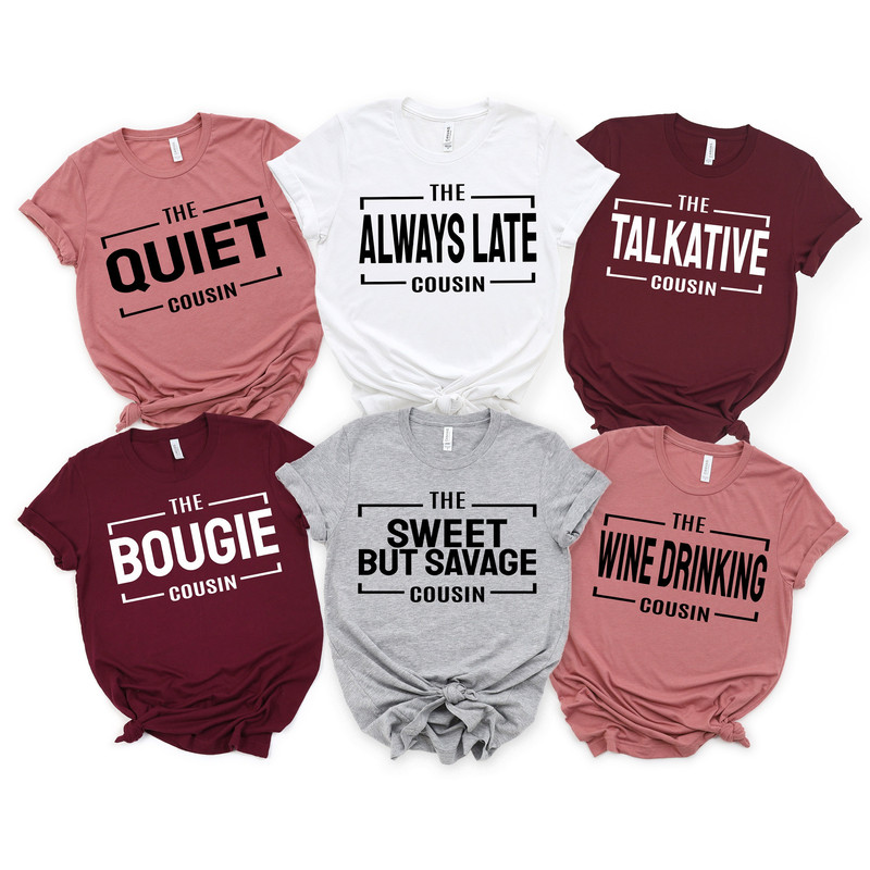 Cousins Shirt, Cousin Crew Shirt, Group Tee, Family T shirt, Matching Cousin Shirts, Cousin Birthday Gift, Crazy Cousin Crew Tee - 1.jpg
