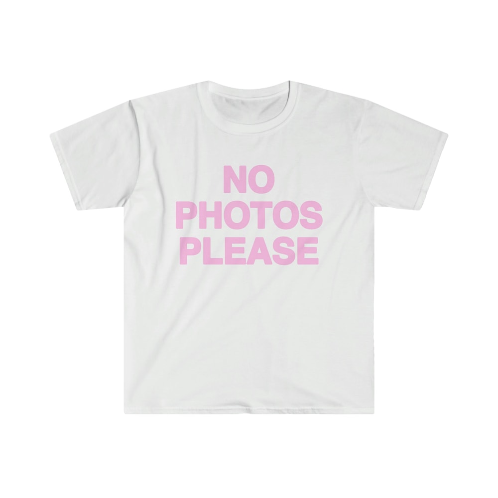 Funny Y2K TShirt - NO PHOTOS Please Sassy 2000's Style Tee - Celebrity Inspired Gift Shirt For Her - 7.jpg