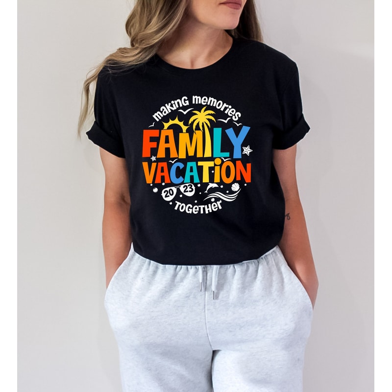 Family Vacation 2023 Making Memories Together Shirt, Family Vacation Shirts, Family Matching Tees, Summer Vacation T-shirts, Funny Travel - 1.jpg