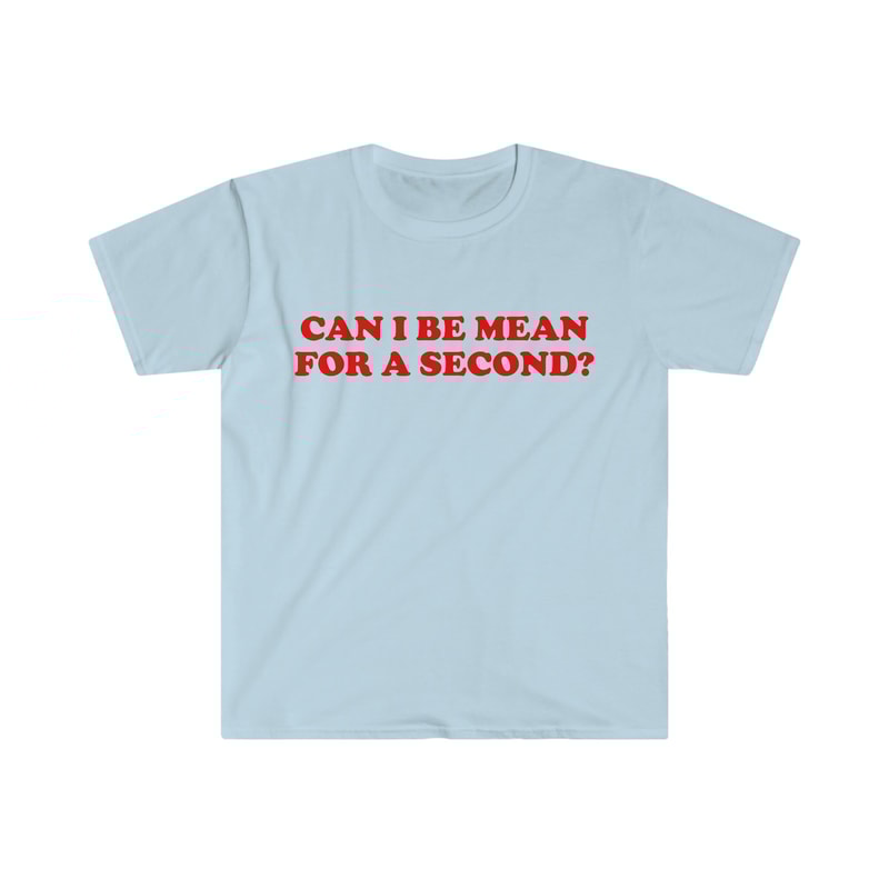 Funny Y2K TShirt, Can I Be Mean for a Second 2000's Style Meme Tee, Gift Shirt - 3.jpg