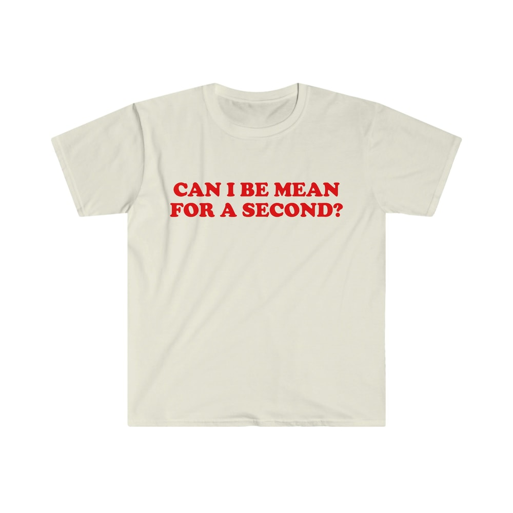 Funny Y2K TShirt, Can I Be Mean for a Second 2000's Style Meme Tee, Gift Shirt - 4.jpg