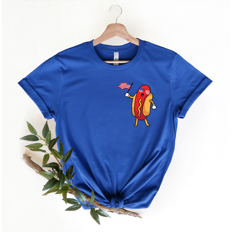 Hotdog 4th of July Shirt, You Look Like The 4th of July Shirt, Funny 4th of July Shirt, 4th Of July Party Matching Family Tee, American Flag - 3.jpg