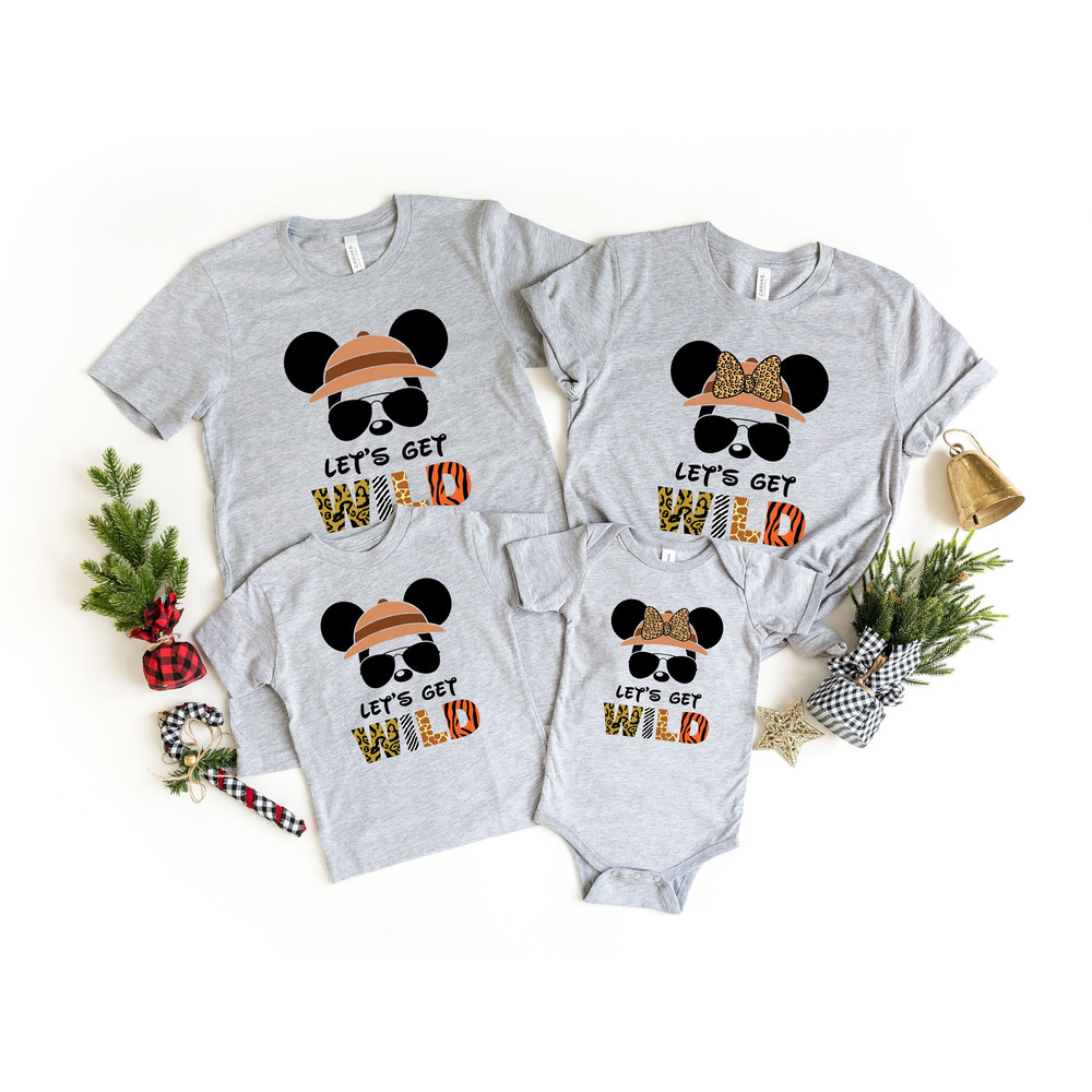 Let's Get Wild, Safari Zoo Shirt, Animal Kingdom Shirt, Family Vacation Shirt, Disney Safari Shirt, Disney Couple Shirts, Disney Trip Shirt - 2.jpg