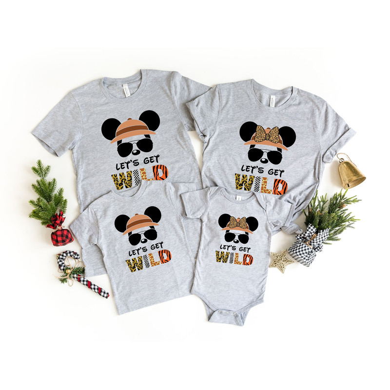 Let's Get Wild, Safari Zoo Shirt, Animal Kingdom Shirt, Family Vacation Shirt, Disney Safari Shirt, Disney Couple Shirts, Disney Trip Shirt - 2.jpg