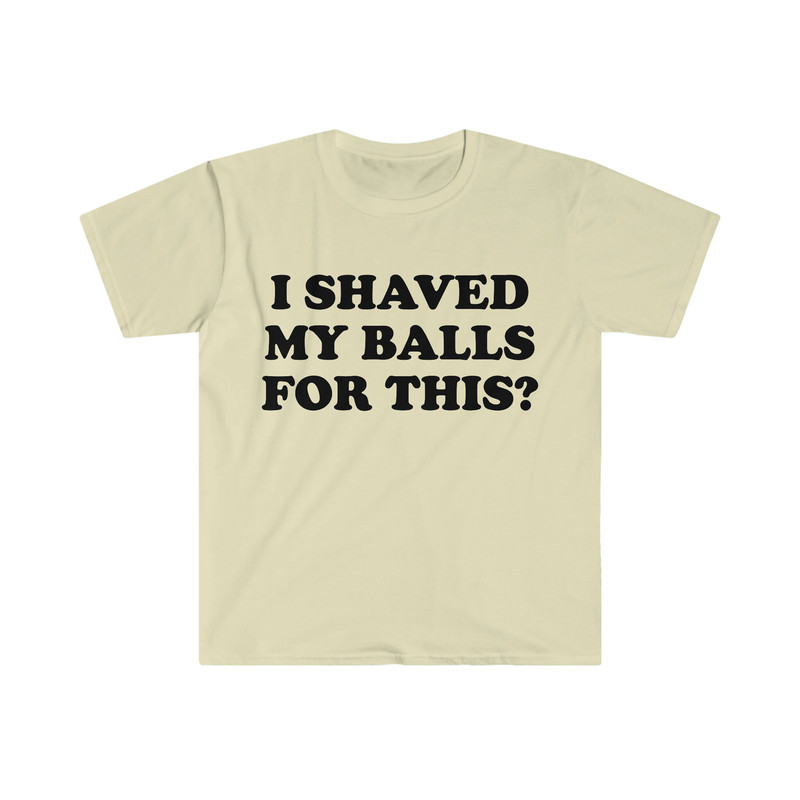 I Shaved My Balls For This Meme Shirt, Iconic, Funny Shirt, Funny Clothing, Stan Twitter, Gifts for Friends, Funny Gifts, College Shirt - 7.jpg