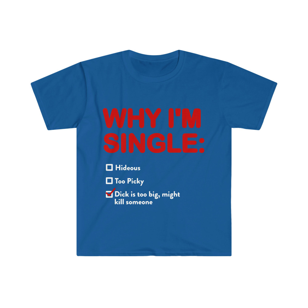 WHY I'M SINGLE Funny List Meme Tee Shirt - 1.jpg