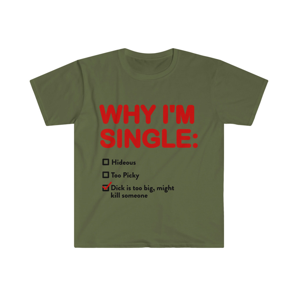 WHY I'M SINGLE Funny List Meme Tee Shirt - 3.jpg