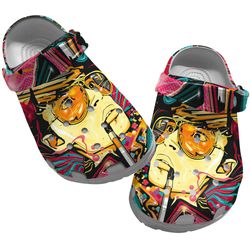 fear and loathing in las vegas crocs, sandals, movie crocs, fear and loathing in las vegas clog shoes unisex