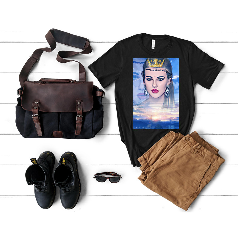 Angele Shirt,Angele TShirt,angele van laeken Shirt,Angele Portrait TShirt,angel portrait drawing Shirt.png