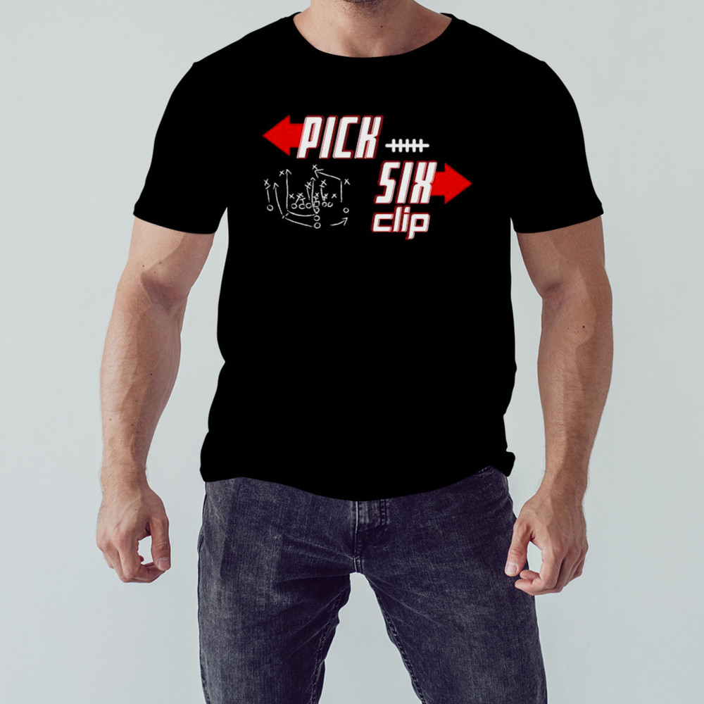 Pick Six Clip Shirt, Unisex Clothing, Shirt For Men Women, Graphic Design, Unisex Shirt