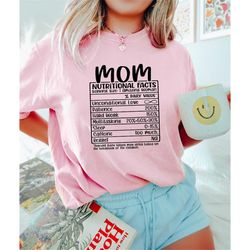 mom nutritional facts shirt, mother definition shirt, cute mother's day crewneck, gift for mom, funny mom shirts, our fi