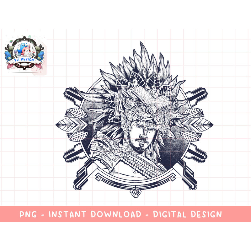 Marvel Black Panther Wakanda Forever Imperius Rex Ink png, sublimation.jpg