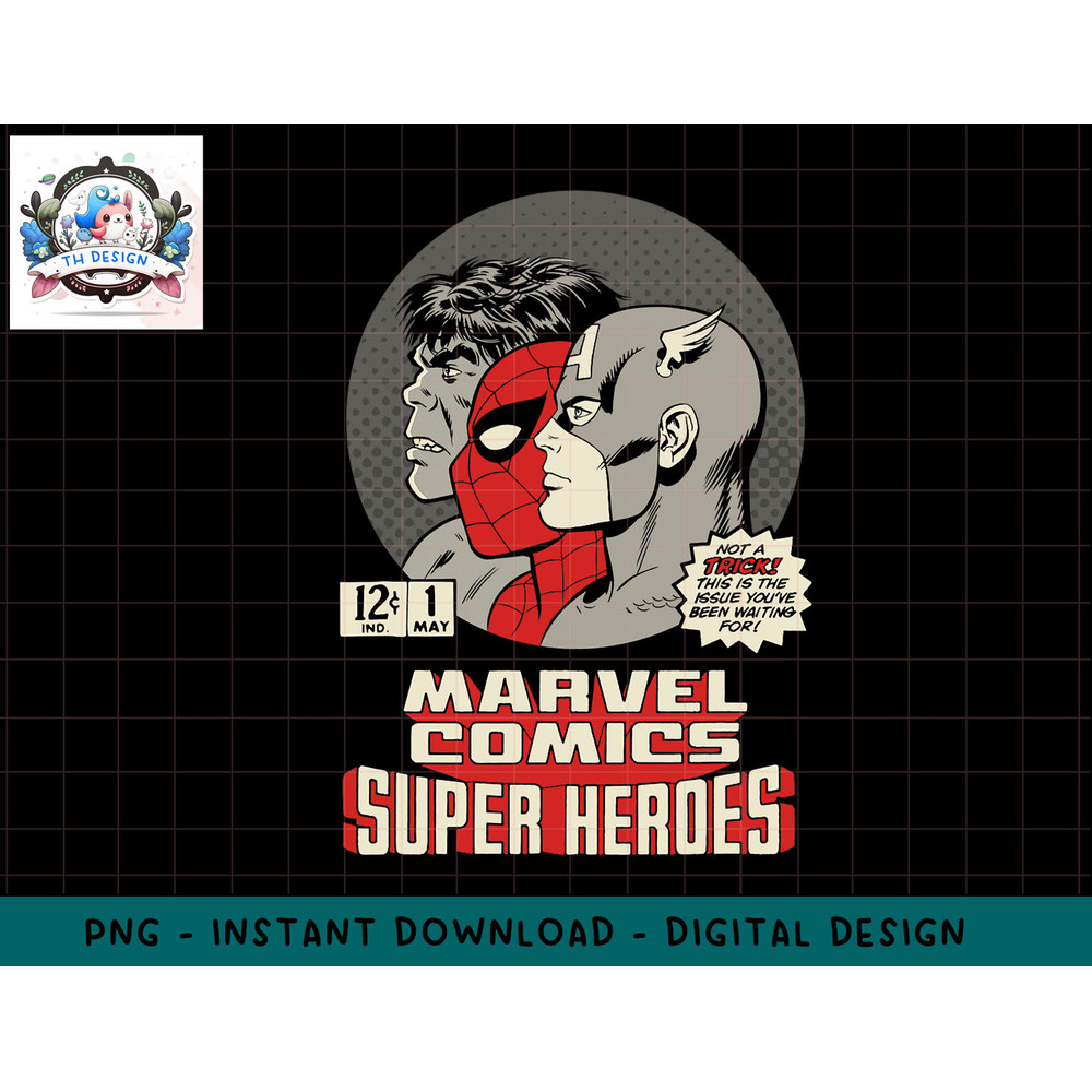Marvel Comics Super Heroes Retro Comic png, sublimation.jpg