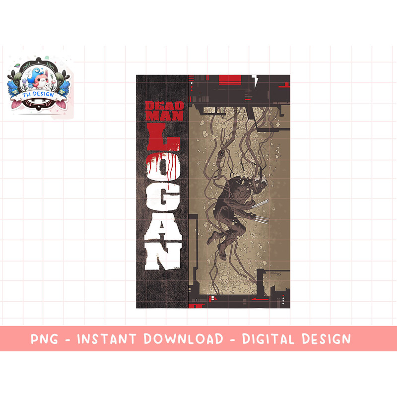 Marvel Comixology Dead Man Logan Vol 1 Comic Book Cover png, sublimation.jpg