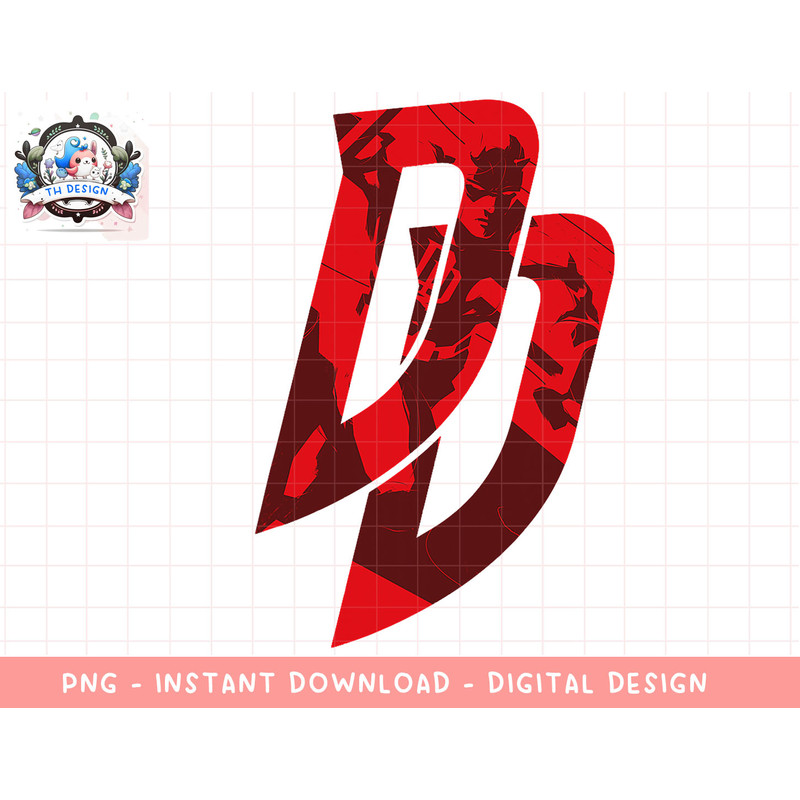 Marvel Daredevil Logo png, sublimation.jpg