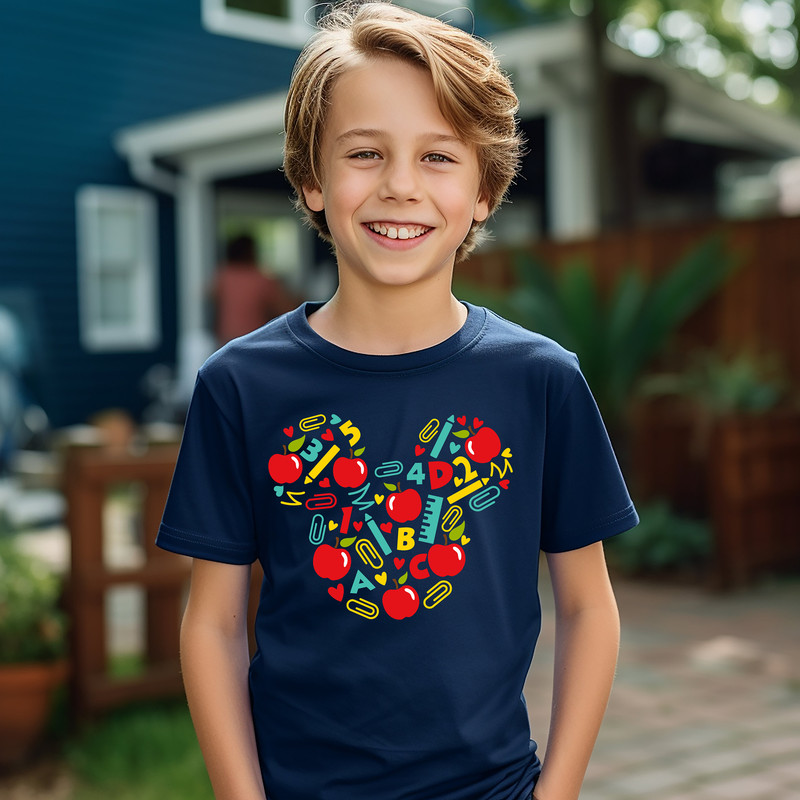 Back to School Disney Shirt, Back to School Matching Shirts, Disney Matching Shirts, Kindergarten Teacher Gift, Student Disney Shirt - 2.jpg