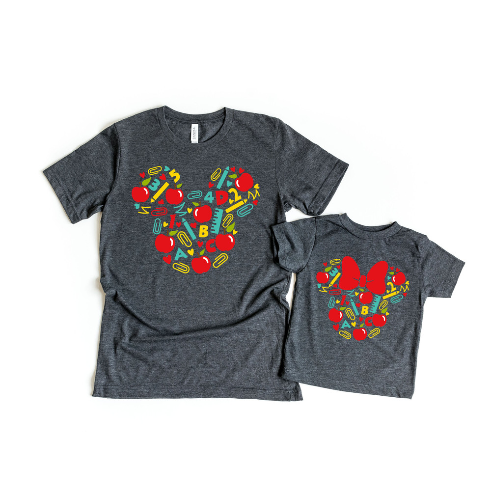 Back to School Disney Shirt, Back to School Matching Shirts, Disney Matching Shirts, Kindergarten Teacher Gift, Student Disney Shirt - 3.jpg