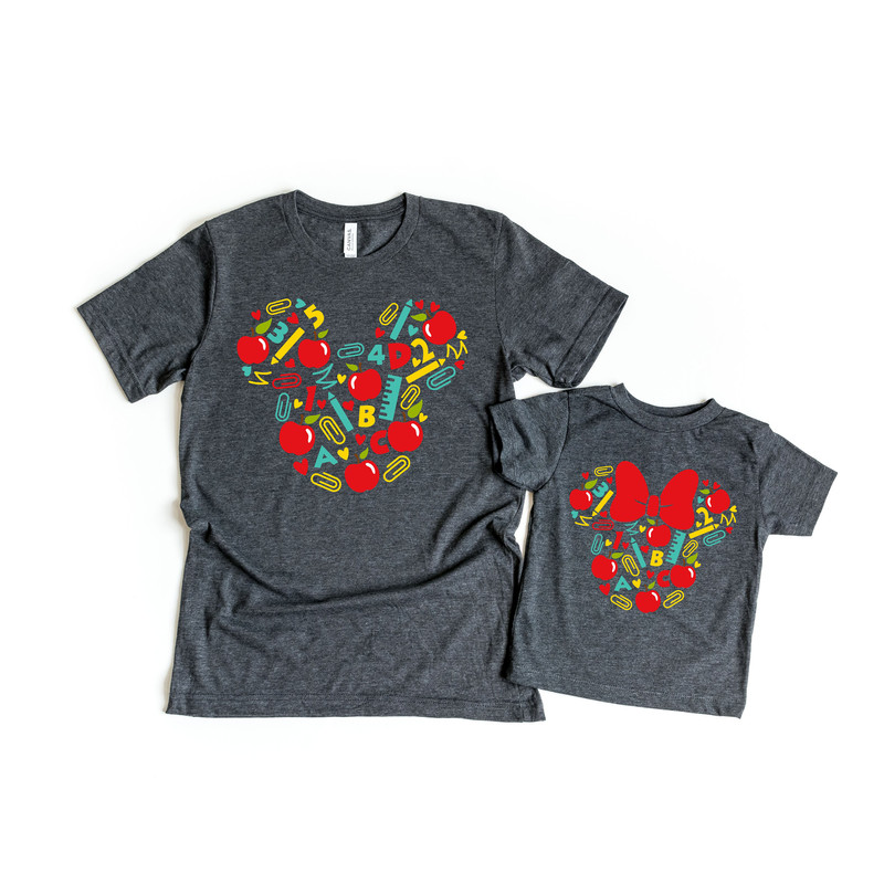 Back to School Disney Shirt, Back to School Matching Shirts, Disney Matching Shirts, Kindergarten Teacher Gift, Student Disney Shirt - 3.jpg