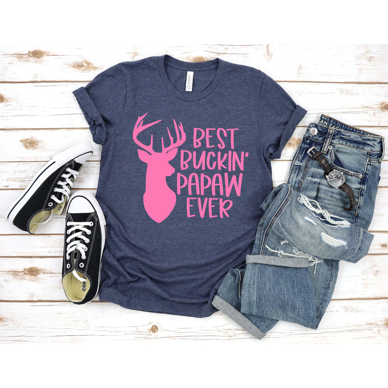 Best Buckin' Pawpaw Ever Shirt For Men Father's Day Deer Hunting Vintage T-shirt, Grandpa Tshirt, Funny Birthday Gift for Papa, Grandpa,Dad - 4.jpg