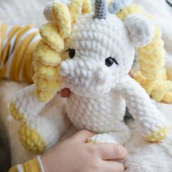 amigurumi unicorn stuffed animal, crochet unicorn plush toy