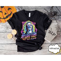 beetlejuice comfort colors shirt, never trust the living, daylight come and me wanna go home shirt, halloween movie, bee
