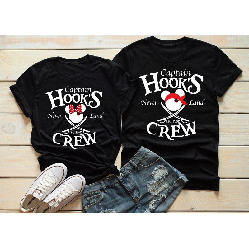 Captain Hooks Shirt, Disney Cruise Shirt, Pirate Crew Shirt, Family Trip Shirt, Cruise Vacation Shirt, Magical Kingdom Shirt, Disneyland Tee - 1.jpg