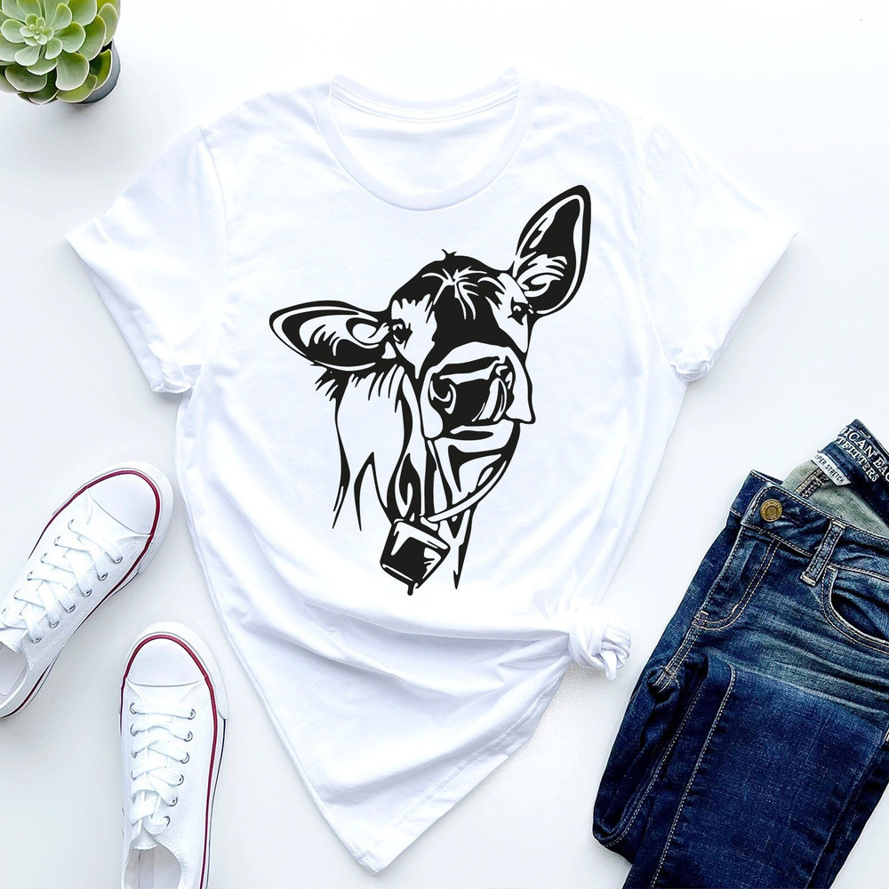 Cow Farm Animal Shirt, Funny Toddler Shirt, Boys Girls County Fair Future Farmers Long Sleeve Baseball Shirt - 1.jpg