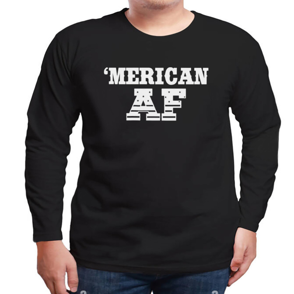 Merican Af Flag Lettering Shirt, Unisex Clothing, Shirt For Men Women, Graphic Design, Unisex Shirt