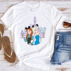 disney princess elsa t-shirt, frozen elsa anna shirt, frozen top, disney princess els