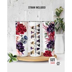 custom grandma tumbler , grandma tumbler , gift for grandmother, grandmother tumbler , mothers day gift , grandma floral