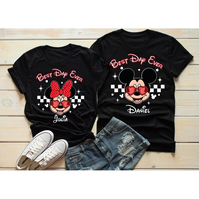 Disney Shirts, Disney Trip Custom Shirts, Matching Disney Shirts, Minnie Mickey Shirt, Disney Cute Shirt, Disney Matching Tees - 1.jpg