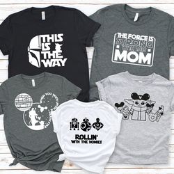 disney star wars shirt, star wars shirt, disney couple shirt, mickey star wars, baby